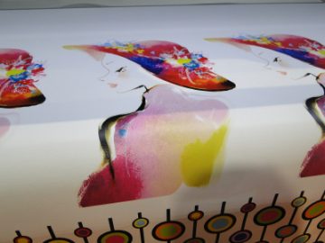 Campione di stampa in pelle